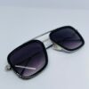 Tony Stark & Spider-Man Inspired Vintage Square Sunglasses for Men – Metal Frame, Stylish UV Protection