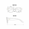 Men Sunglasses UV400 Driving Outdoor Fashion Classic Retro Square Eyewear