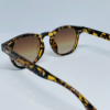 Cheetah Print Poly carbonate Square Sunglasses With UV Protection - Classic Design For Men