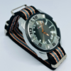 FB post(164) Woven nylon strap watch side view