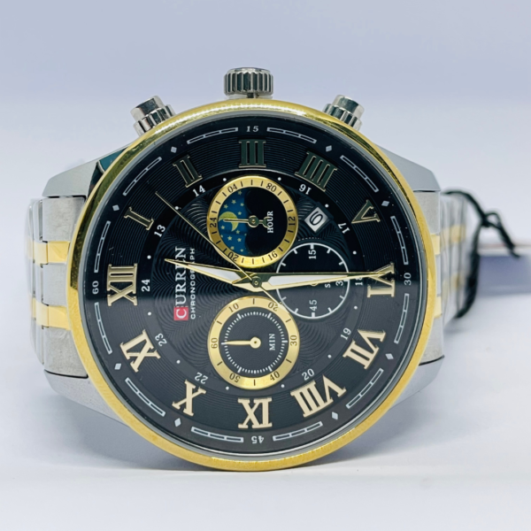 FB(108) Curren men's watch with stainless steel gold and silver strap