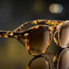Round sunglasses, front view