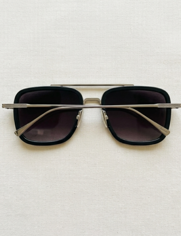 Fashionable eyewear product photography with cinematic lighting