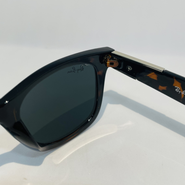 Black polarized sunglasses for men stylish UV protection eyewear