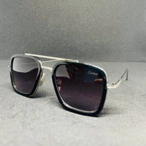 Designer glasses enhancing oval face features