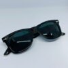 Minimalist black polarized sunglasses for men with strong UV protection