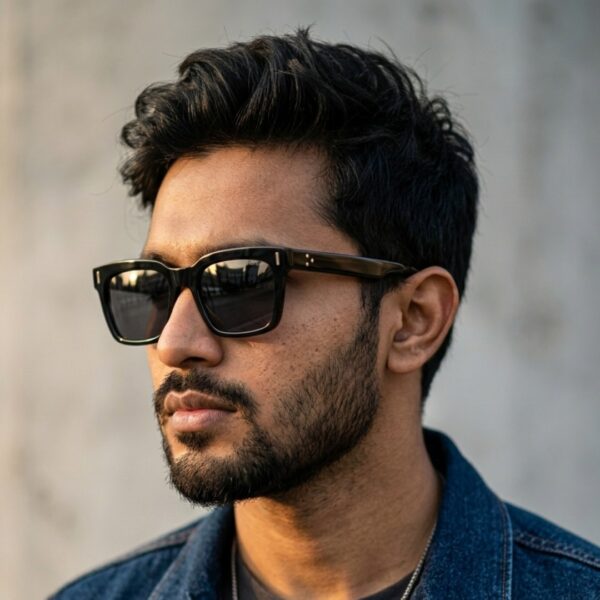 Stylish black sunglasses for men