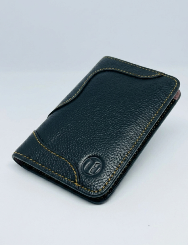 Slim leather wallet