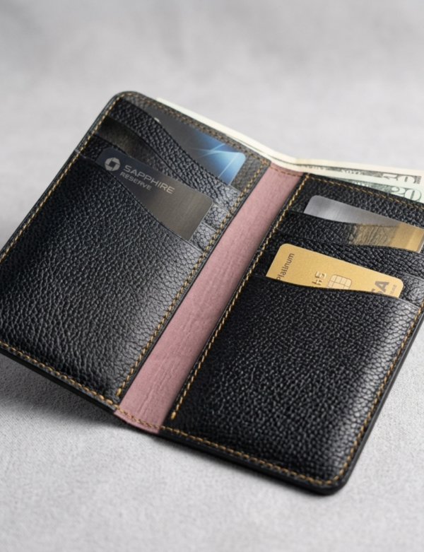 Modern card slot wallet