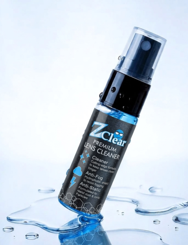 Premium lens cleaner liquid spray bottle