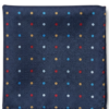Pocket square [polka dot pattern] folded in classic style