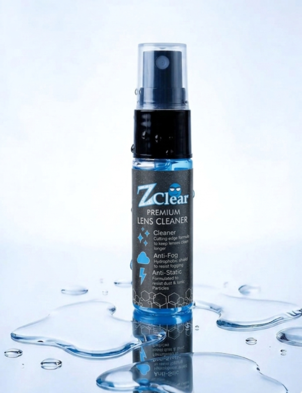 Professional glasses cleaner liquid bottle