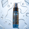 Lens cleaner spray on wet surface