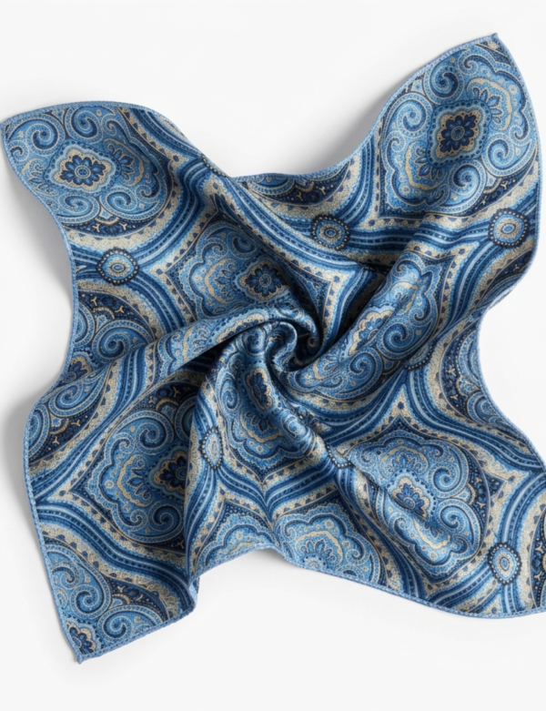 Designer silk fashion accessory