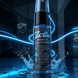 Portable premium liquid lens cleaner