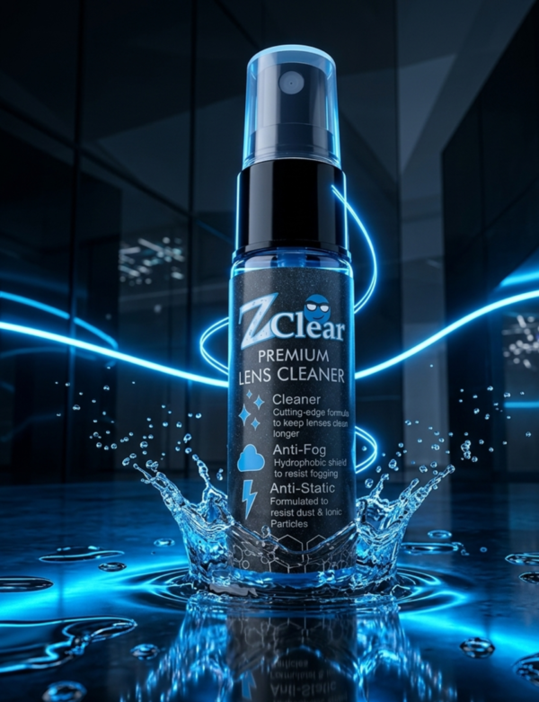 Portable premium liquid lens cleaner