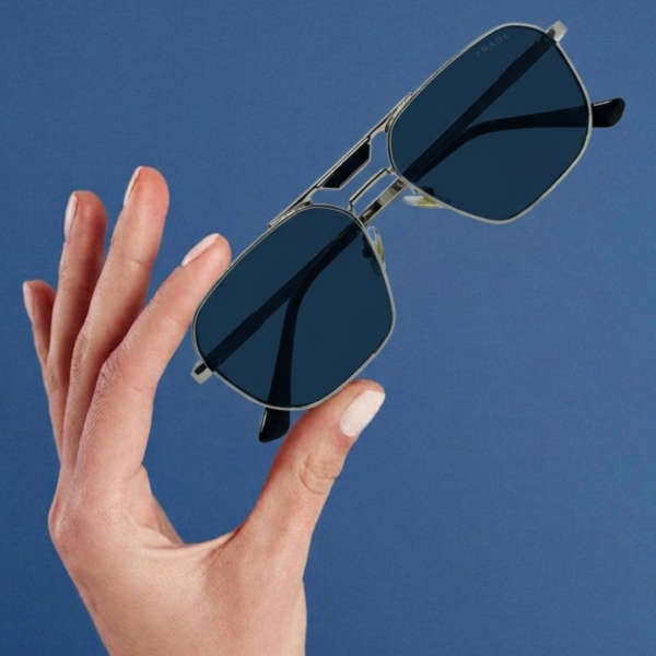 Stylish black sunglasses with UV protection