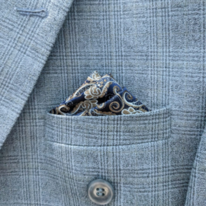 Polyester pocket square folded suit style Polyester pocket square folded suit style