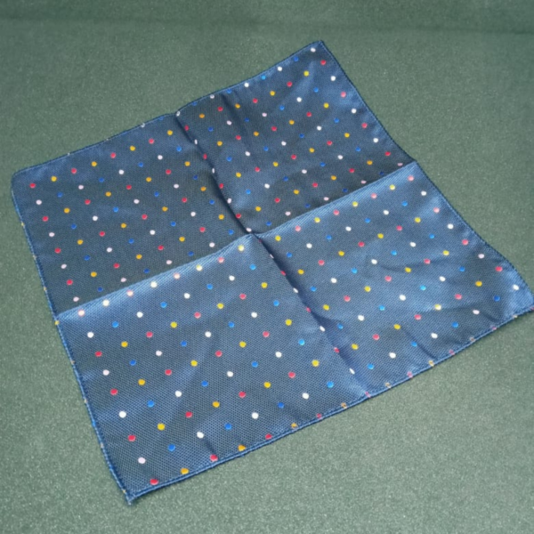 Men’s Polka Dot Pocket Square Handkerchief – Premium Polyester Suit Hanky for Blazer, Wedding & Formal Wear