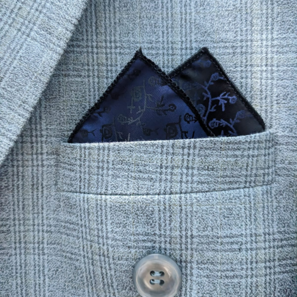 Men’s Formal Pocket Square – Elegant Designer Handkerchief for Wedding & Business Suit