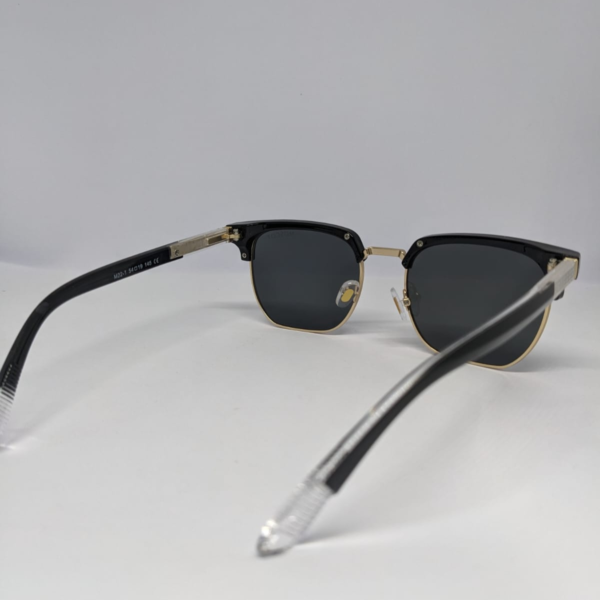 Men’s Stylish Square Sunglasses – UV400 Protection, Driving & Outdoor Use, Premium Black Gold