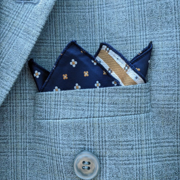 Formal Men’s Pocket Square | Elegant Handkerchief for Suit, Blazer & Tuxedo