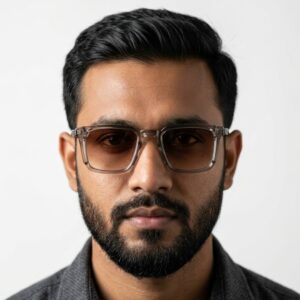 Men fashion sunglasses outdoor look