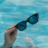 Stylish black sunglasses with UV protection for men