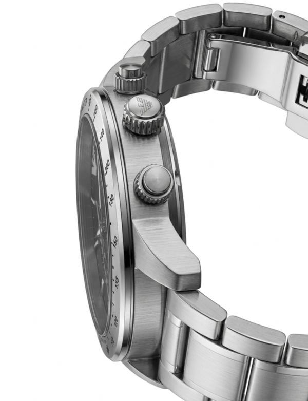 Champagne gold dial detail of Emporio Armani AR11241 watch