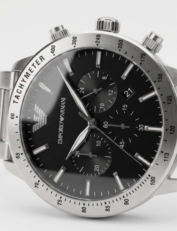 Emporio Armani men's watch on wrist, available cash on delivery in Bangladesh