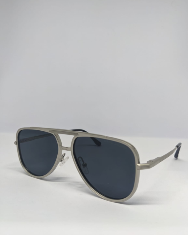 MIGNON FB (1) Aviator sunglasses dark smoke lens showing UV400 tint
