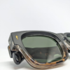 MIGNON FB (1) Stylish tortoise pattern sunglasses with dark green polarized lens