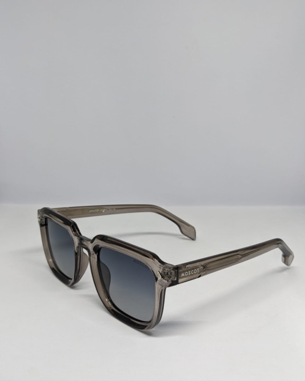 MIGNON FB (1) Square grey transparent sunglasses