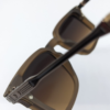 MIGNON FB (17) Square sunglasses with UV400 protection brown gradient lens for men
