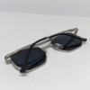 Square aviator sunglasses silver frame side view Bangladesh