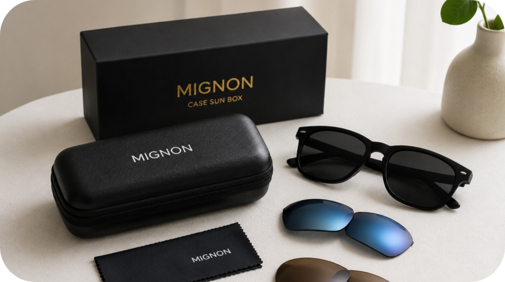 How to properly store sunglasses boxes