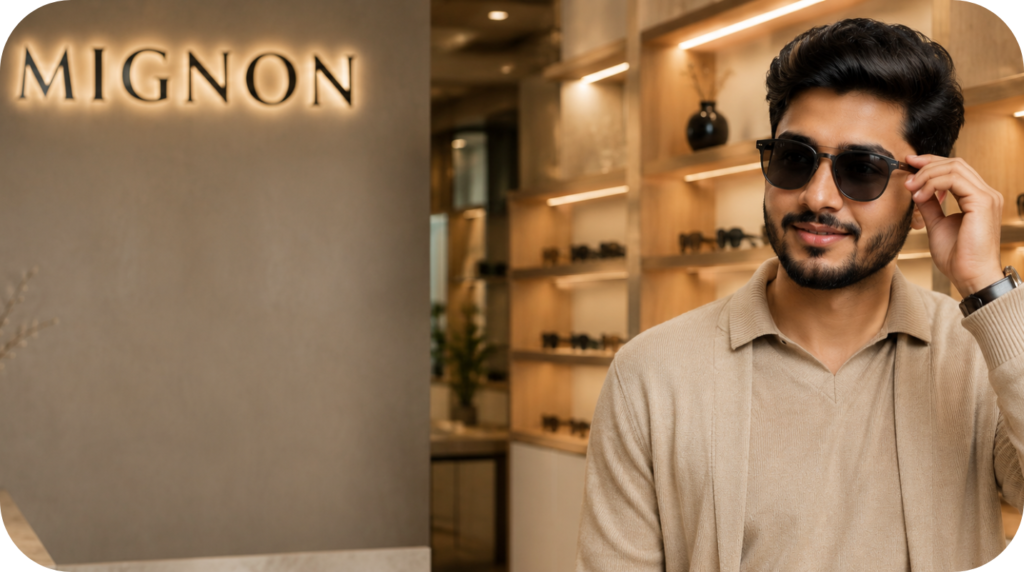 Beautiful Bangladeshi men wearing stylish prescription sunglasses